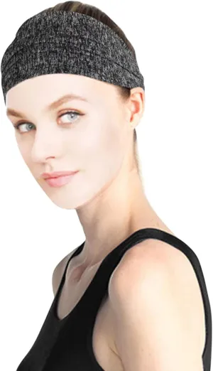 Teen Girls Head Wrap Women Knotted Turban Head Wrap Headband Wide Elastic Headband Sport Yoga Breathable Turbans