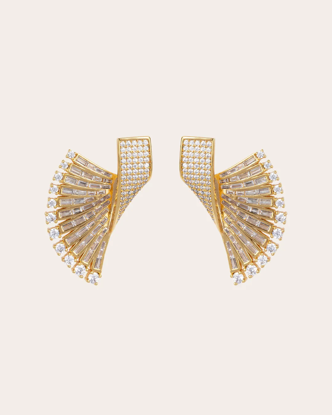 The Mirage earrings - gold plated
