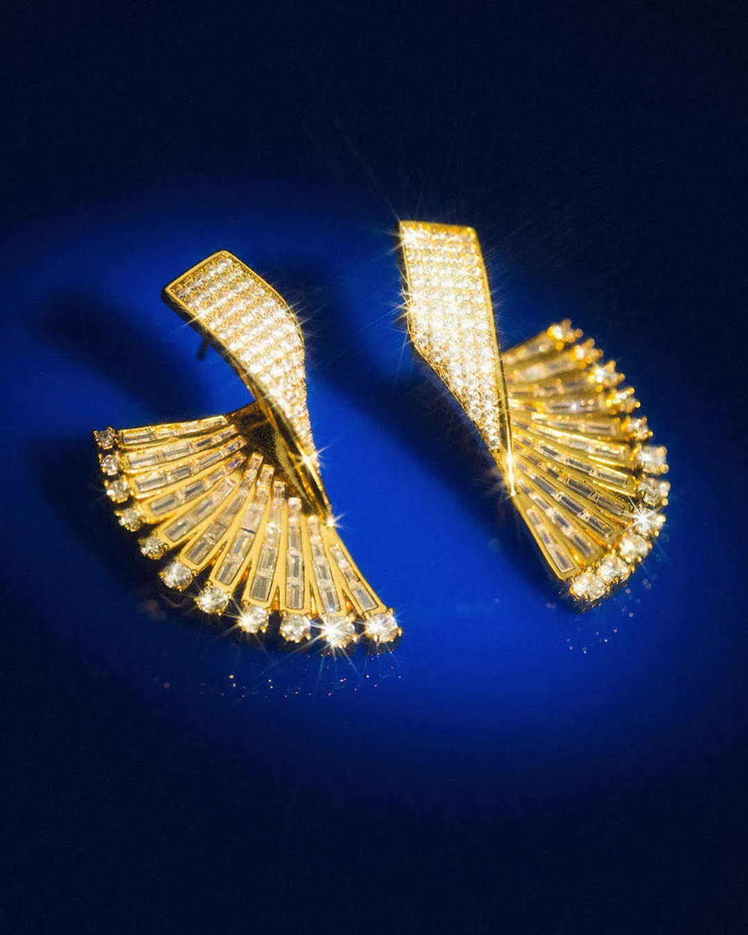 The Mirage earrings - gold plated