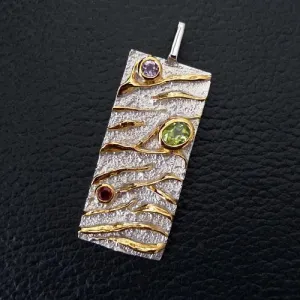 Tigress Sterling Silver Pendant