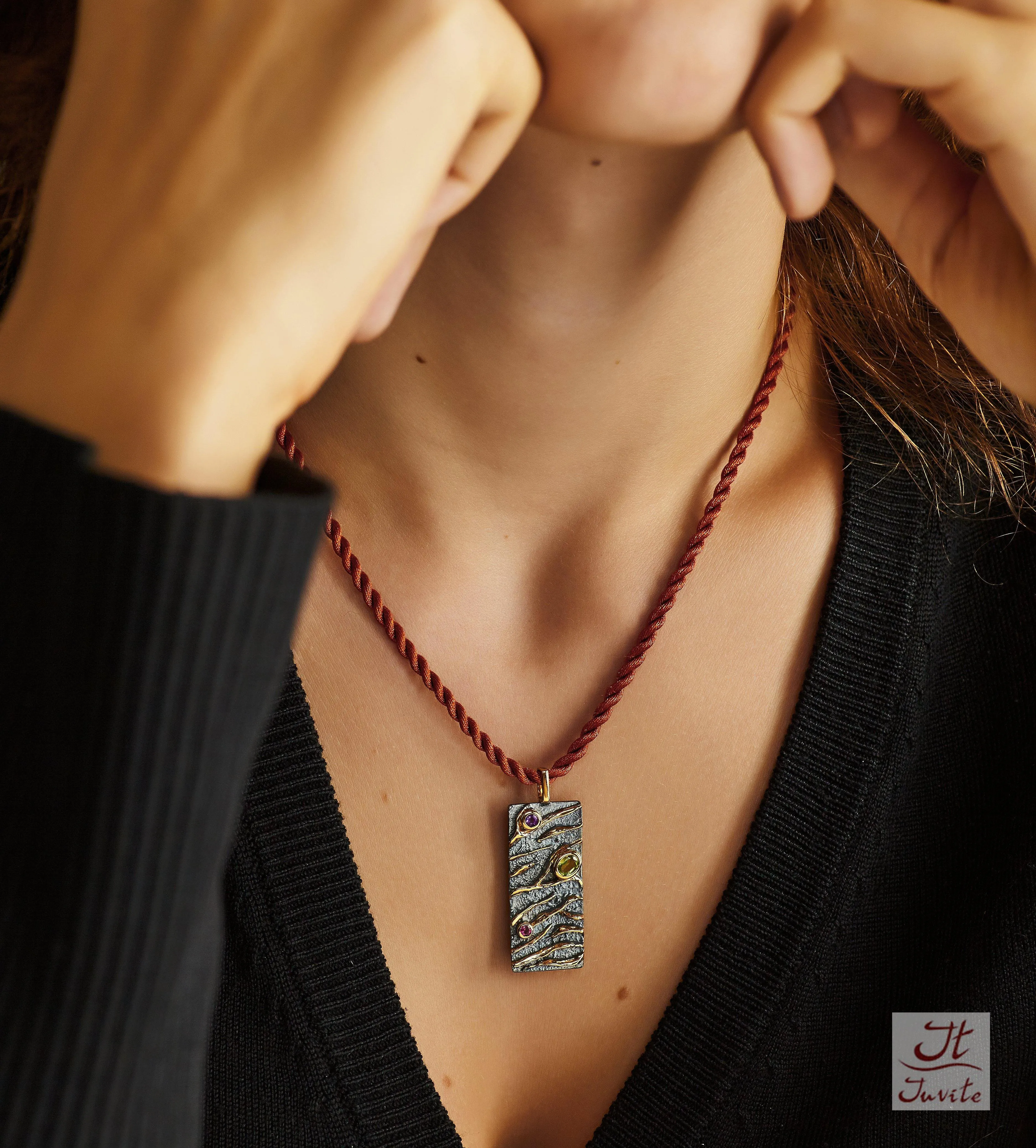 Tigress Sterling Silver Pendant