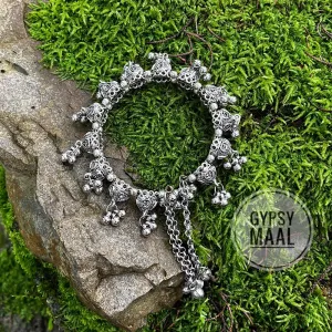 Traditional Silver Ghungroo Bangle