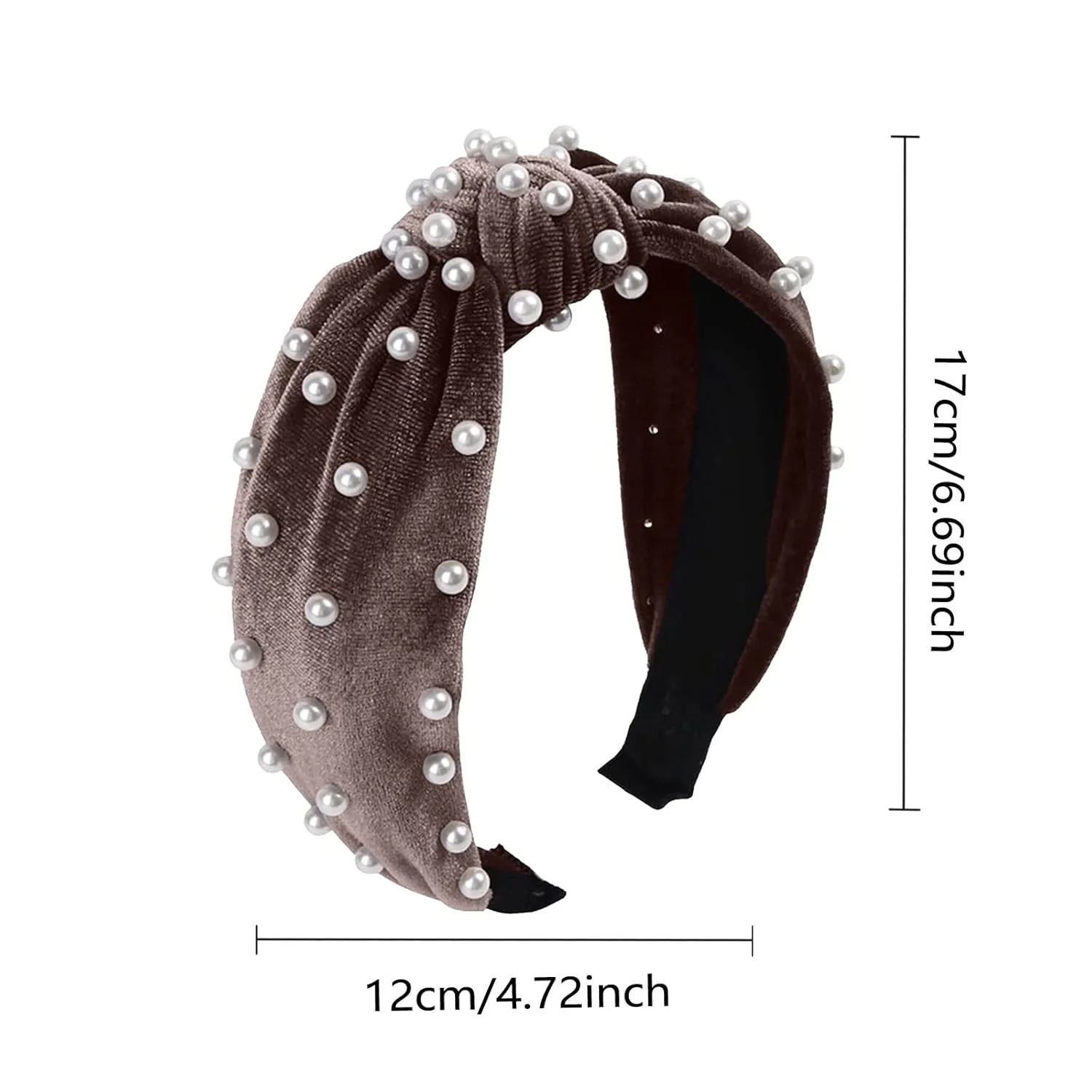 Turban Headbands for Women Vintage Flower Printed Headband Crystal Elastic hairbands Wedding Hair Accessories