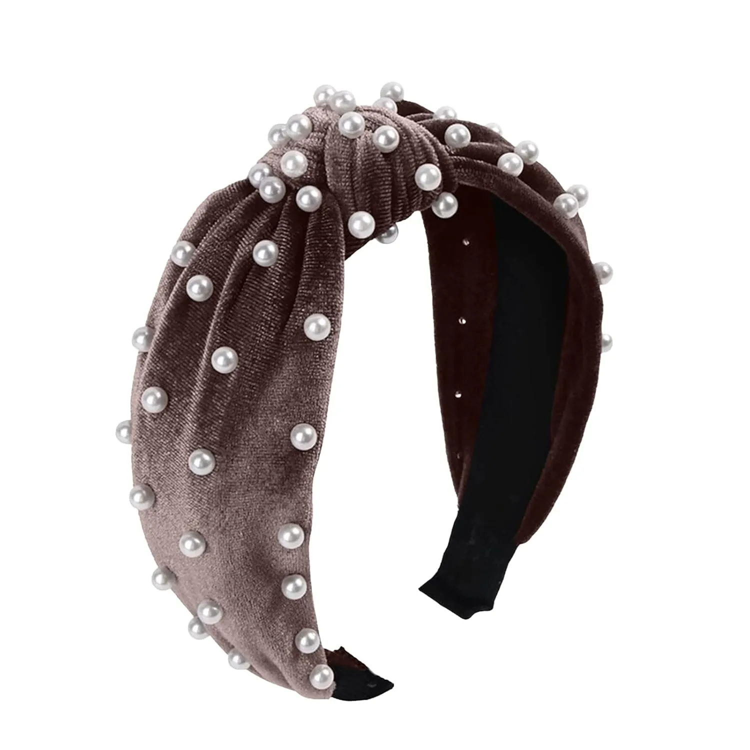 Turban Headbands for Women Vintage Flower Printed Headband Crystal Elastic hairbands Wedding Hair Accessories