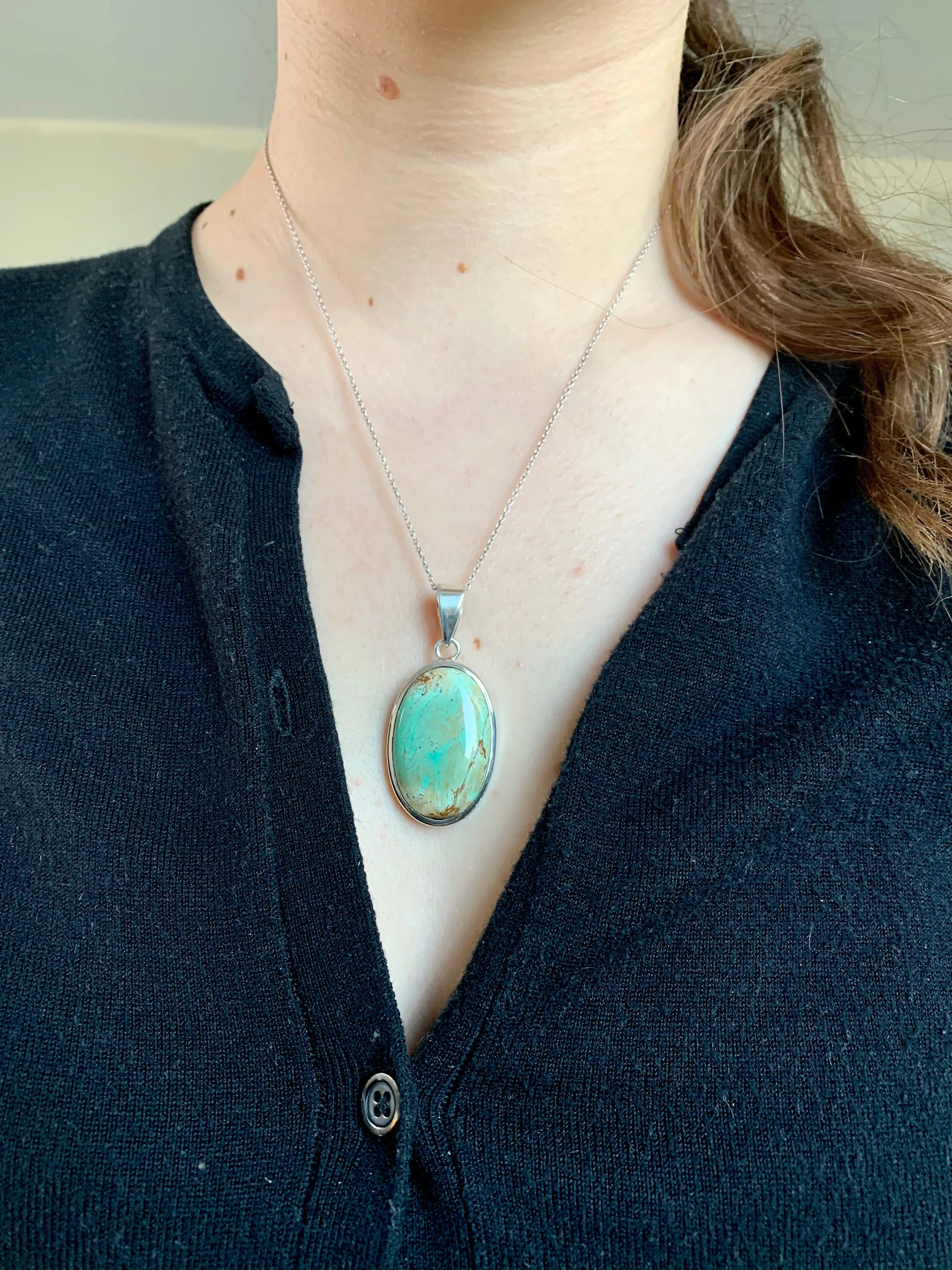 Variscite Akoni Pendant - Oval B