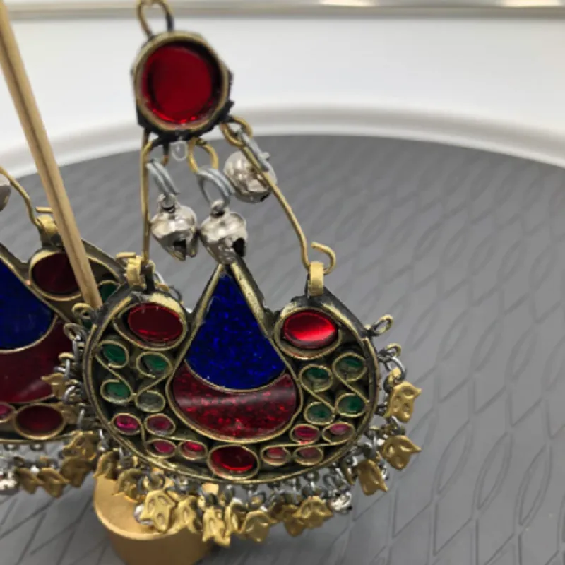 Vintage Handmade Hoop Style Earrings