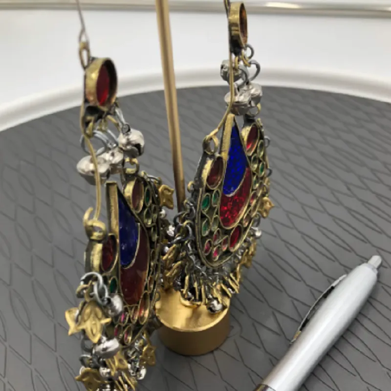 Vintage Handmade Hoop Style Earrings