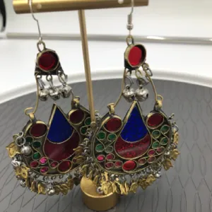 Vintage Handmade Hoop Style Earrings