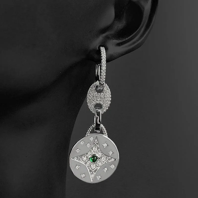 Women's Pig Nose Asymmetric Hoop Earrings