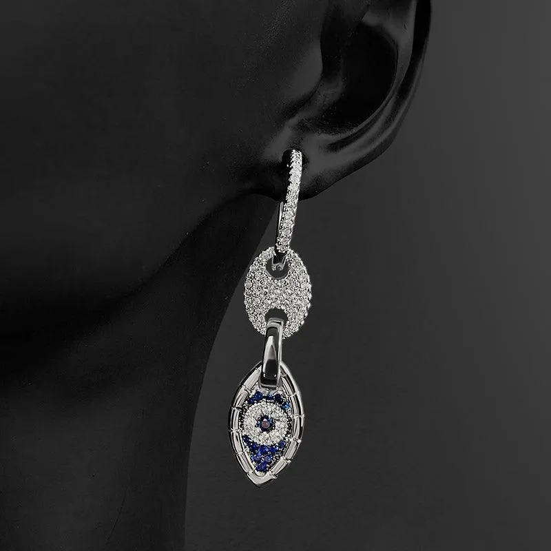 Women's Pig Nose Asymmetric Hoop Earrings