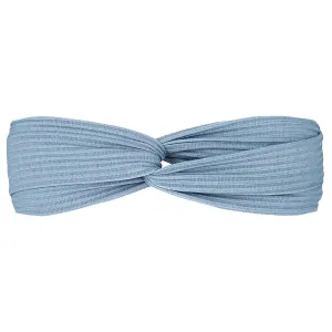 Yoga Workout Headbands for Women Knotted Head Bands Stretchy Hair Bands Non Slip for Girls Turban (Blue, One Size)