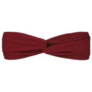 Yoga Workout Headbands for Women Knotted Head Bands Stretchy Hair Bands Non Slip for Girls Turban Headwrap (B, One Size)